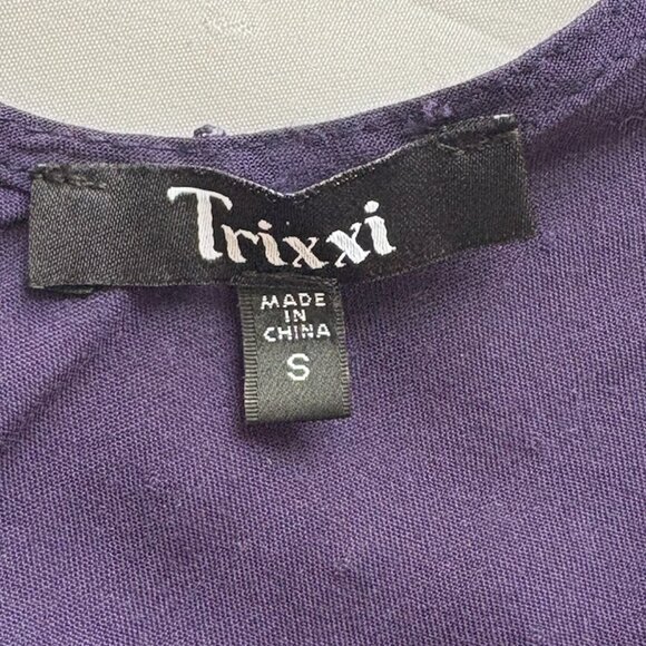 Navy Wrap-Style Romper - Picture 3 of 4